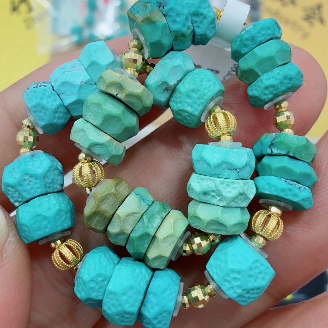 绿松石未镶嵌配饰