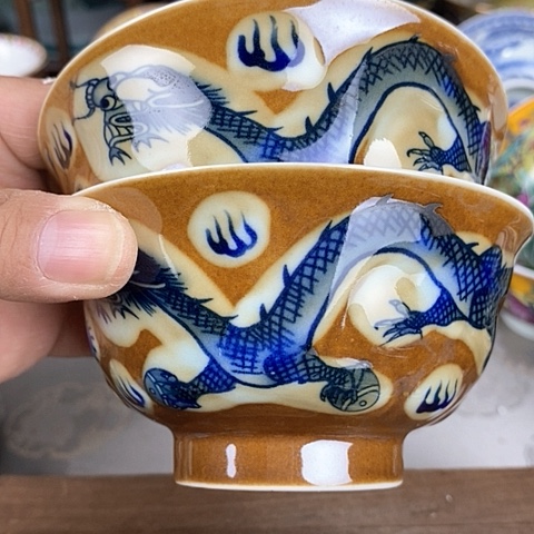 景德镇陶瓷藏式茶碗伸*