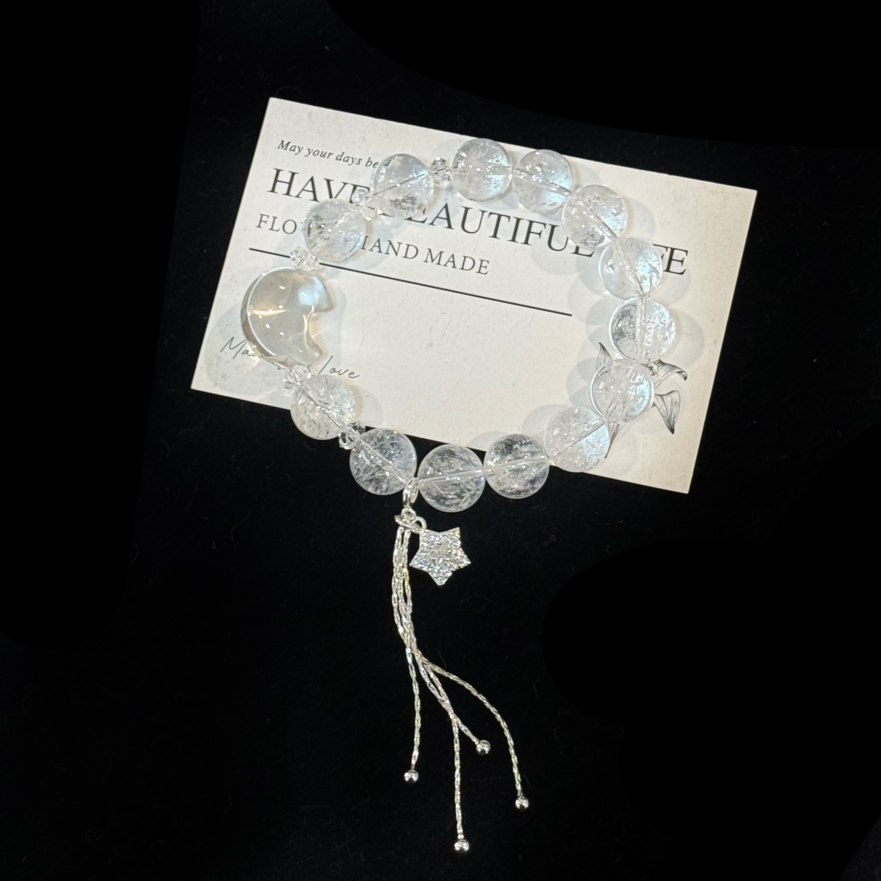 【白月光】白阿塞+纯净白水月亮设计款D5529