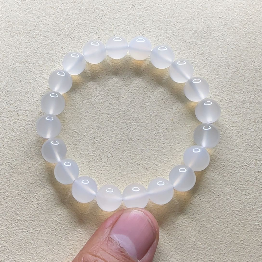 玛瑙/玉髓手链未镶嵌9.5mm