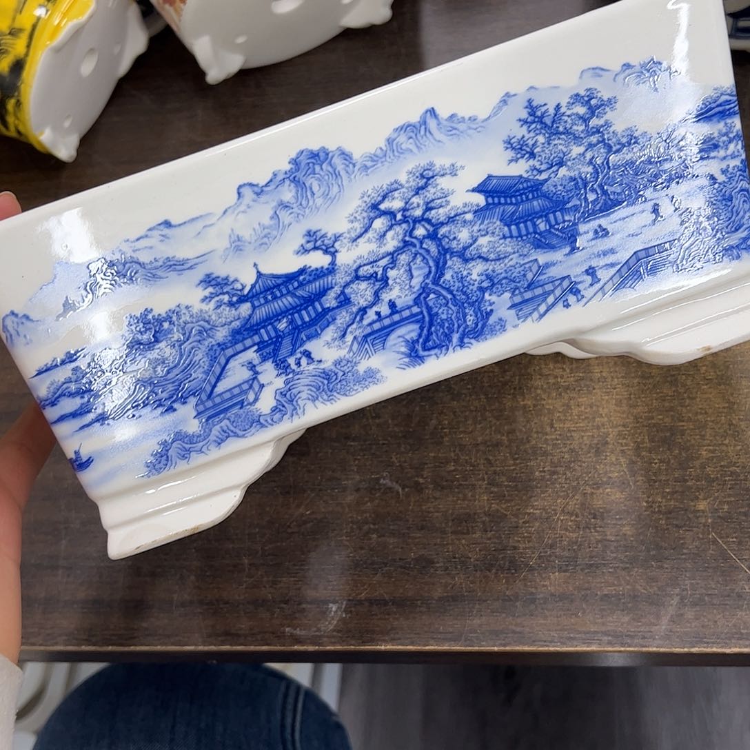 紫砂花盆158号瑕疵24/16/10cm