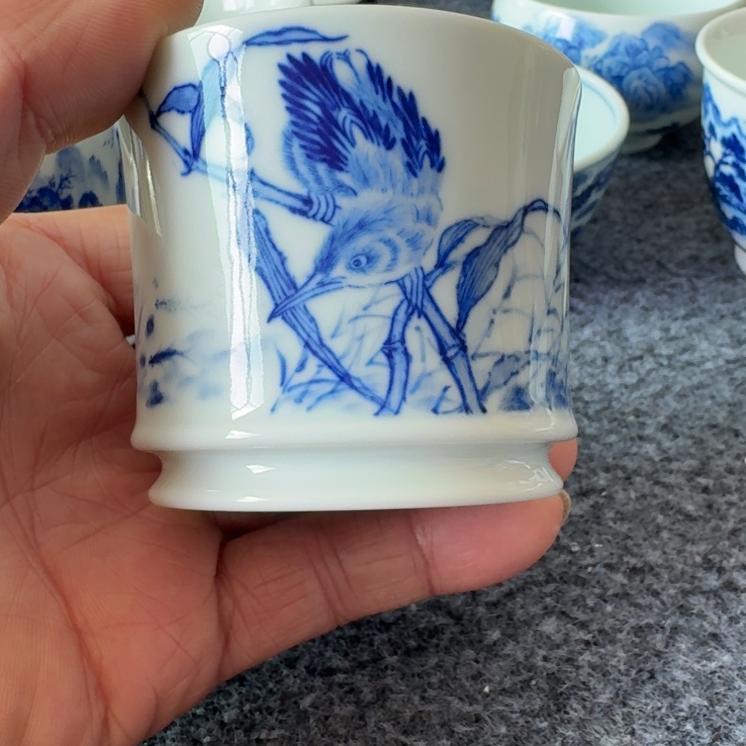 现代景德镇陶瓷手绘茶具