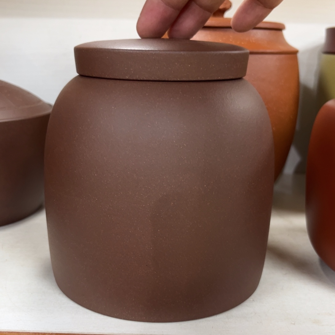 紫砂茶叶罐z宜兴茶叶罐