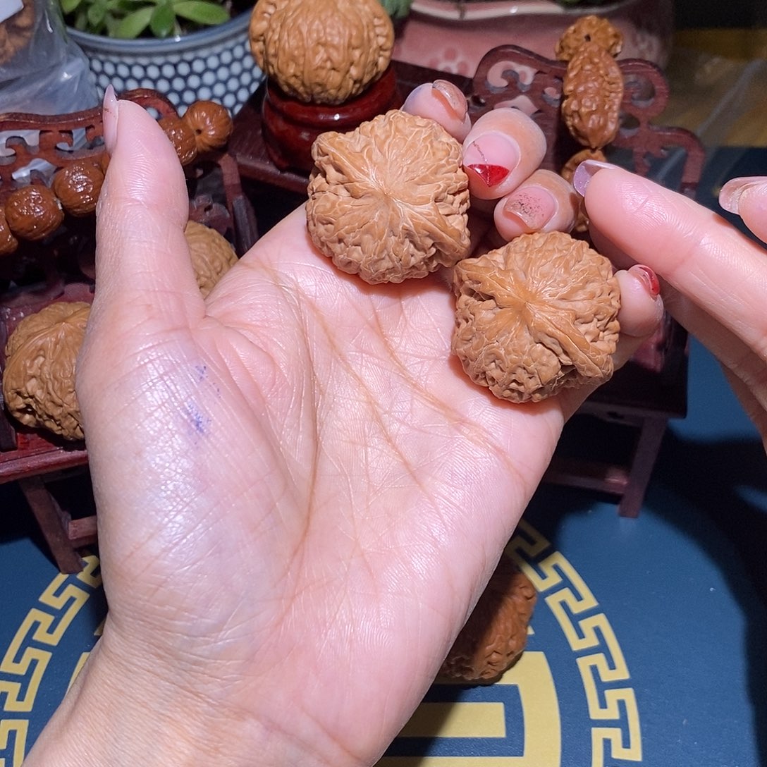 文玩核桃把件铁锤38.5