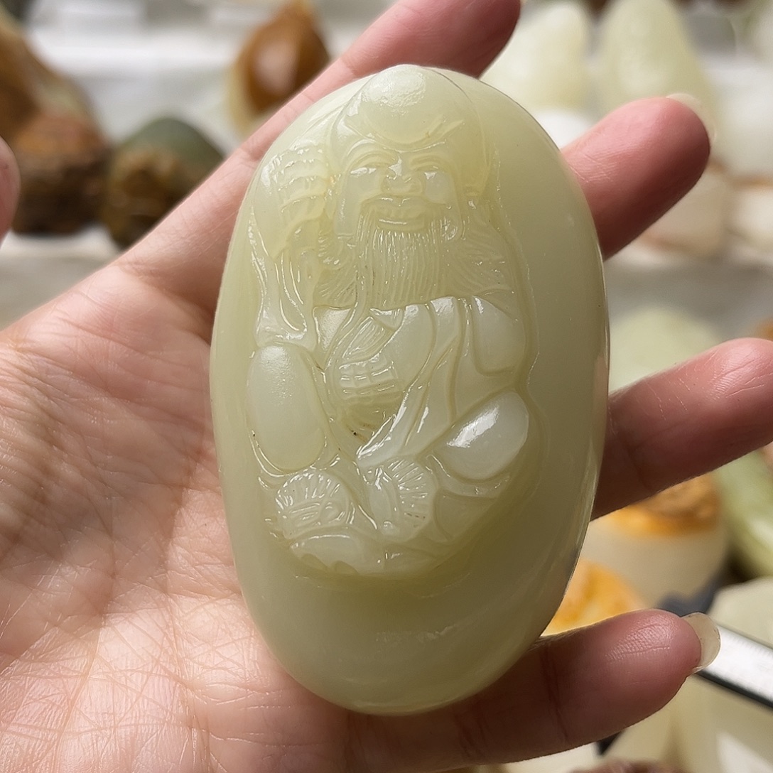 石材古青石不退换寿星