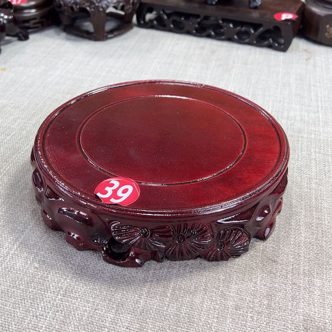 琉璃手工精雕工艺品底座