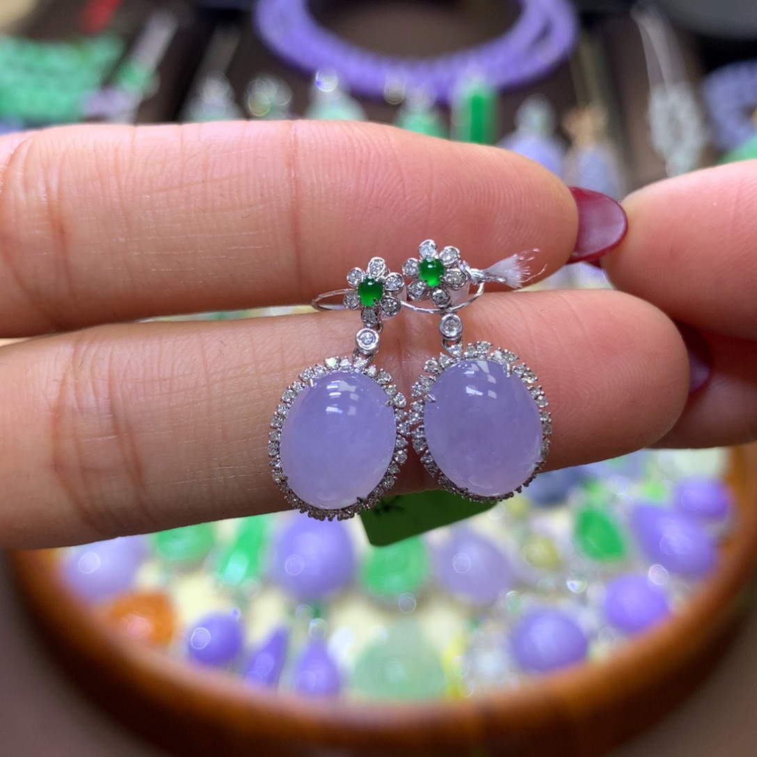 【闪购商品】翡翠颈饰18K金镶嵌翡翠