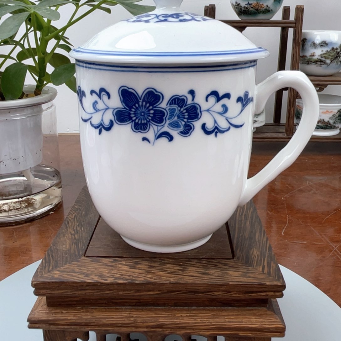 杯釉下五彩高温瓷器