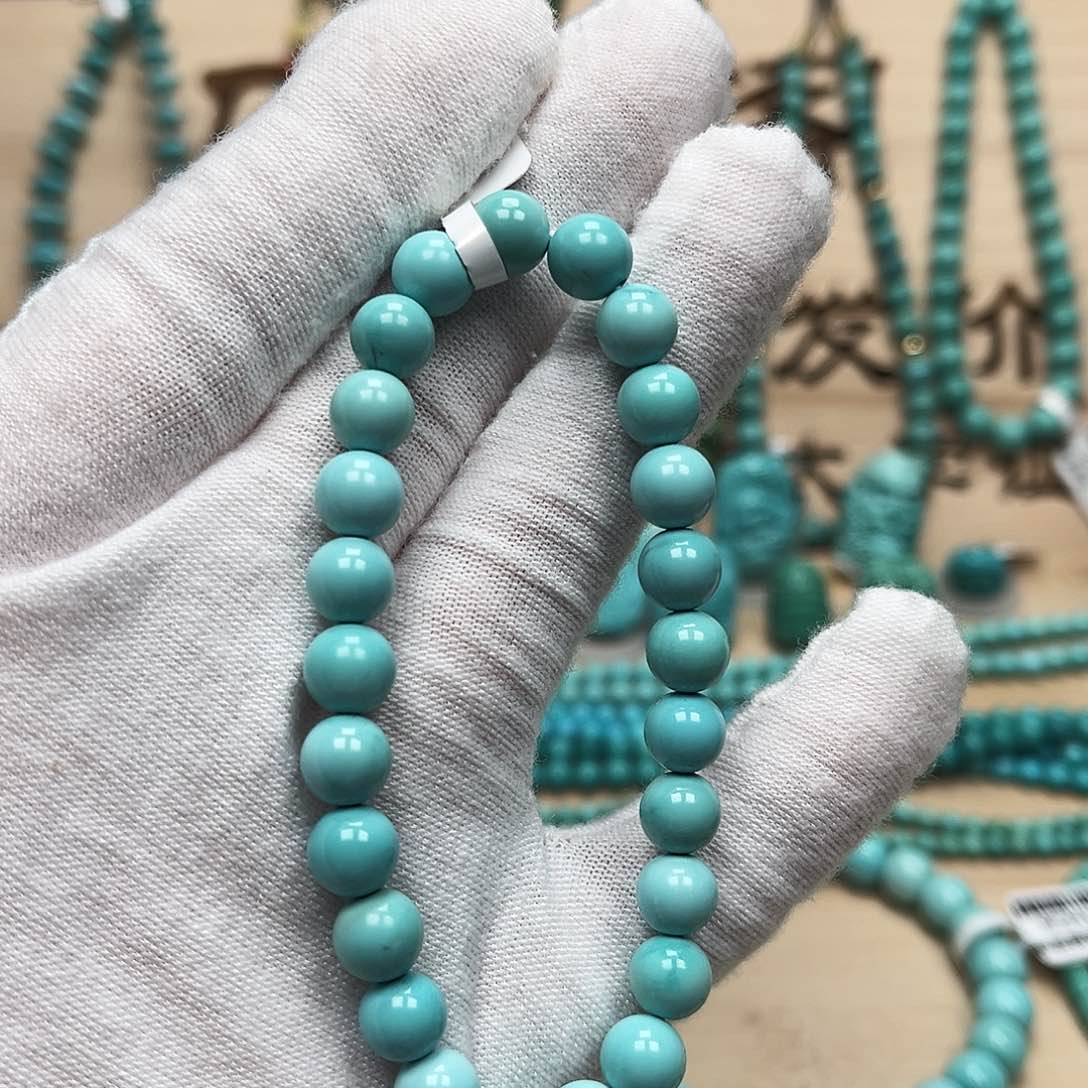 绿松石圆珠未镶嵌