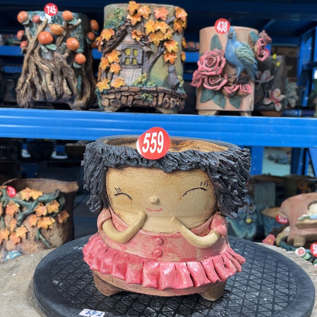 微瑕559 号陶然花器手工花盆