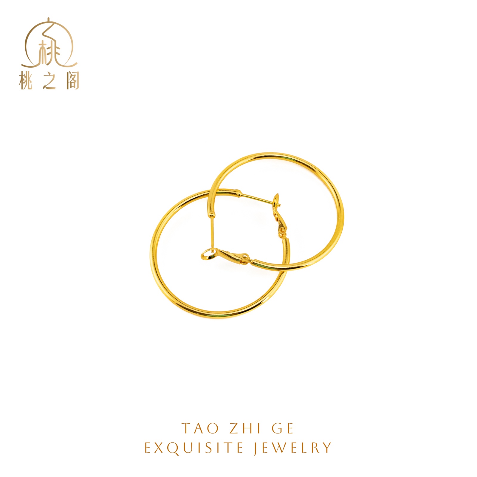 铜合金耳饰  卡40小号耳圈 AE1013