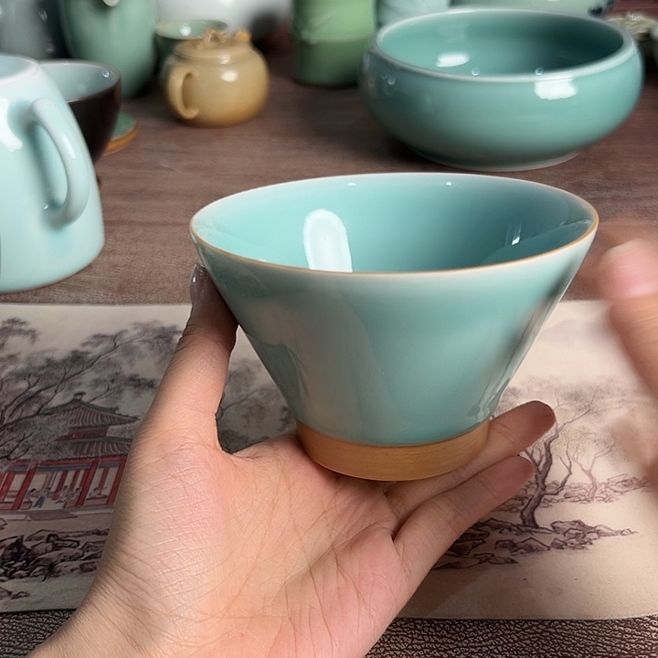 小米茶器龙泉青瓷