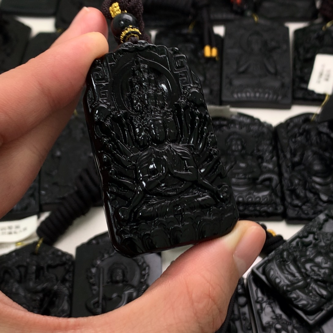 天然a货钢琴黑挂件