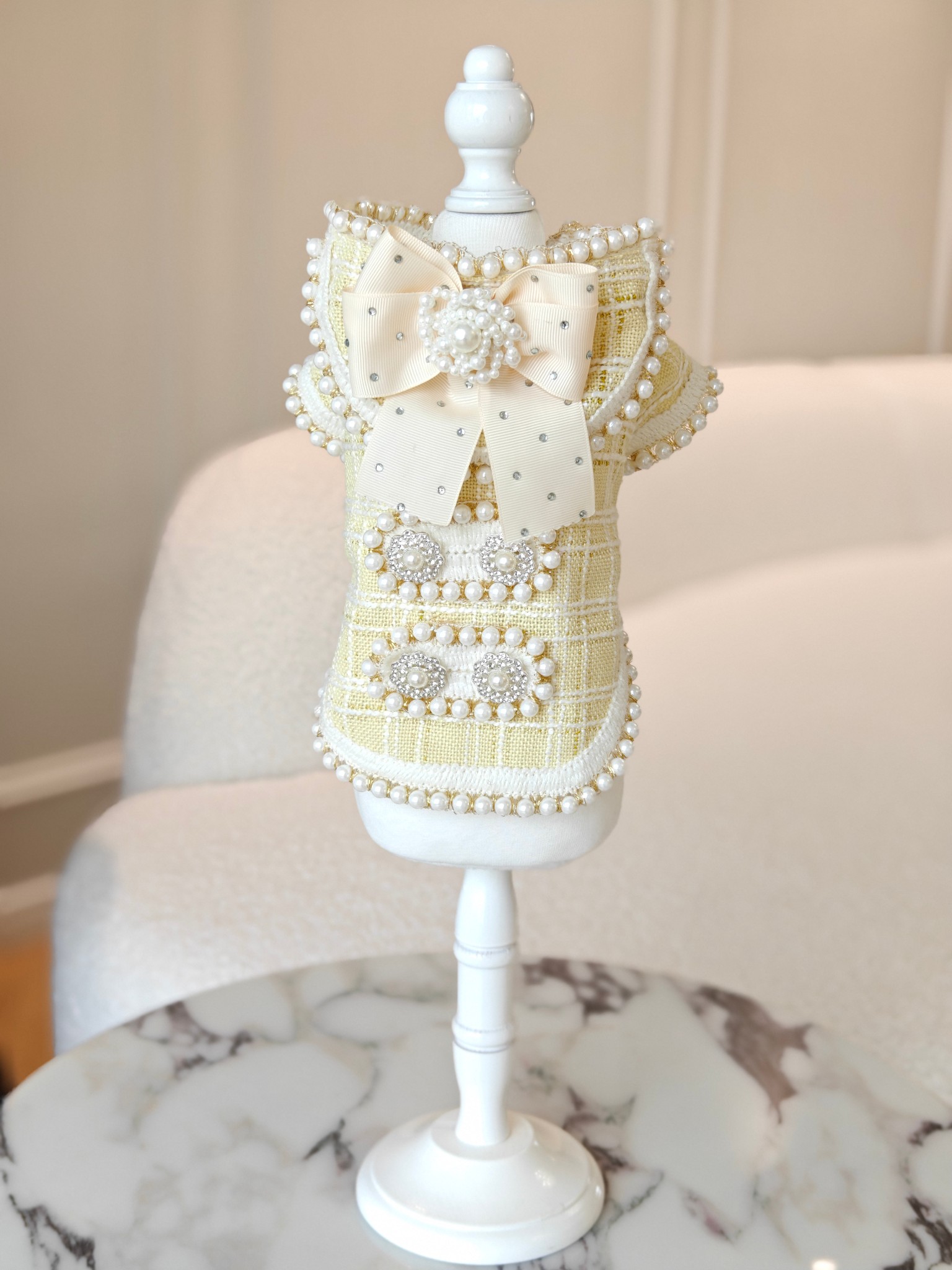 York's pet/约克派York'spet/约克派原创手工格纹宠物衣服帽衫