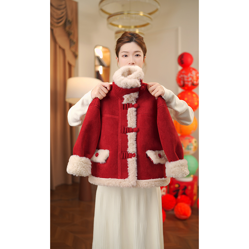 女童2025冬装棉服大衣儿童冬季加厚小女孩保暖外套3912