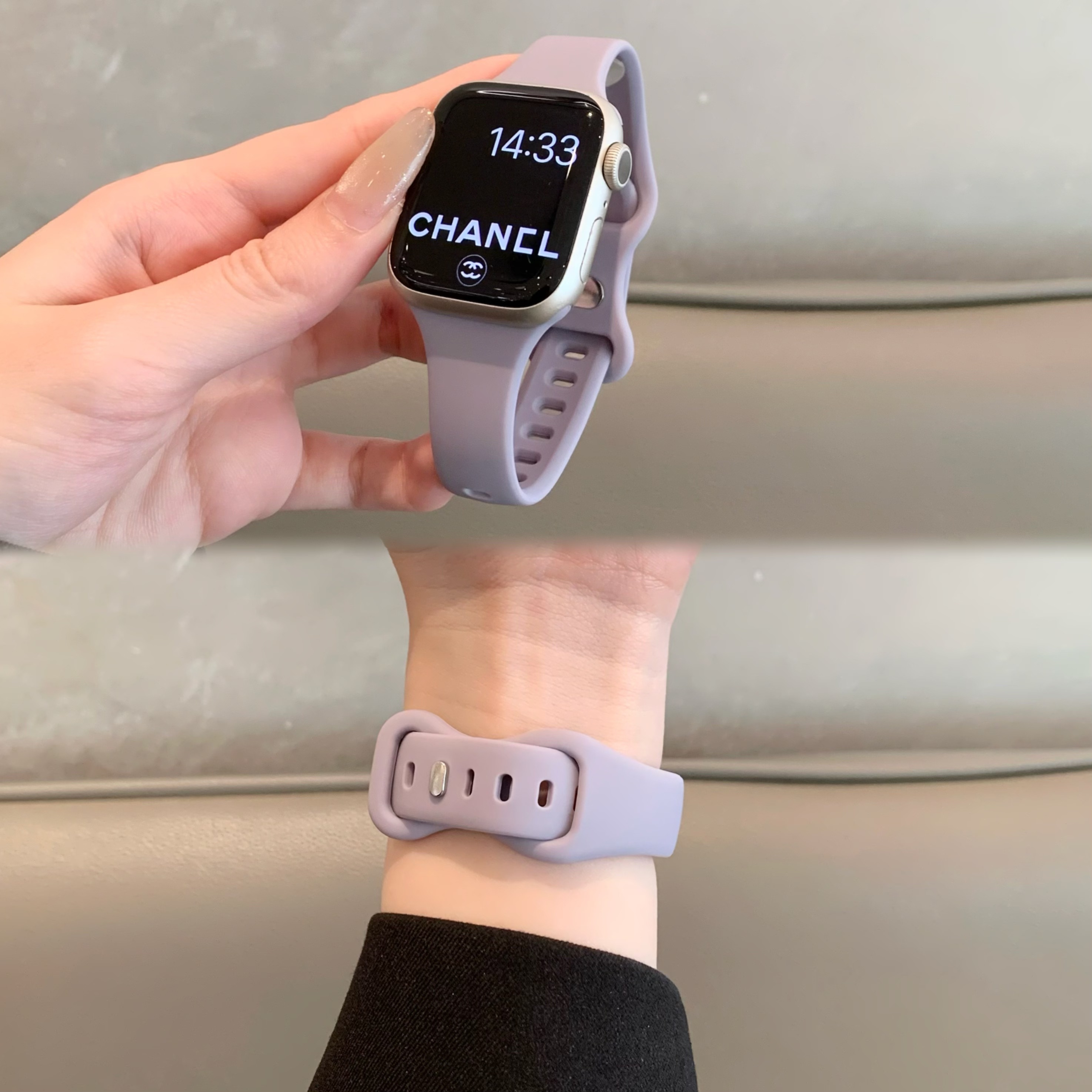 26年新款适用applewatch苹果手表硅胶小蛮腰表带s11s10S9圣诞新年