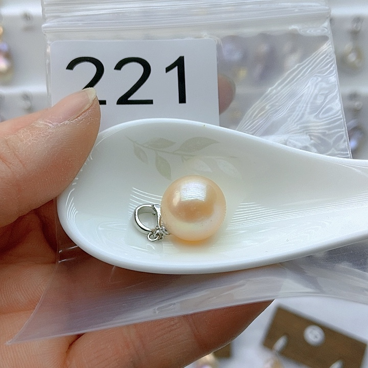 淡水珍珠颈饰银S925镶嵌