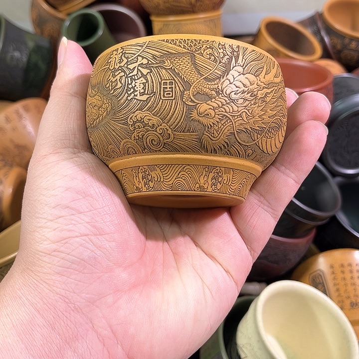 茶杯紫砂全手工紫砂主人杯