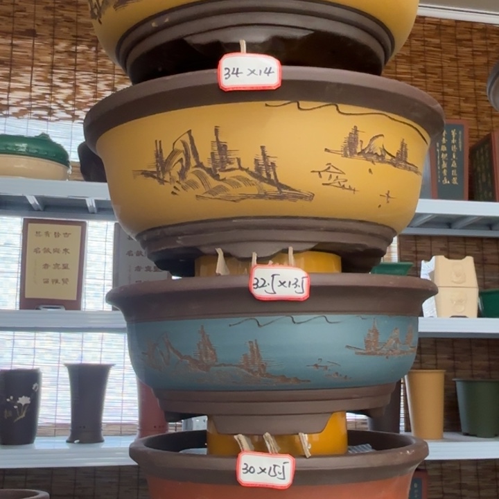 紫砂花盆             100-4