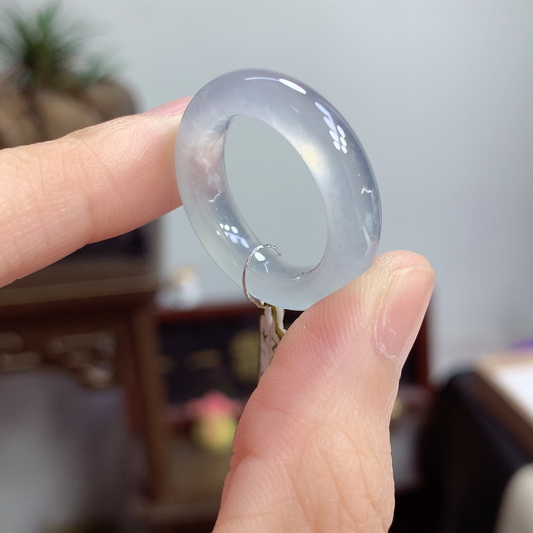 翡翠未镶嵌戒指17-18号