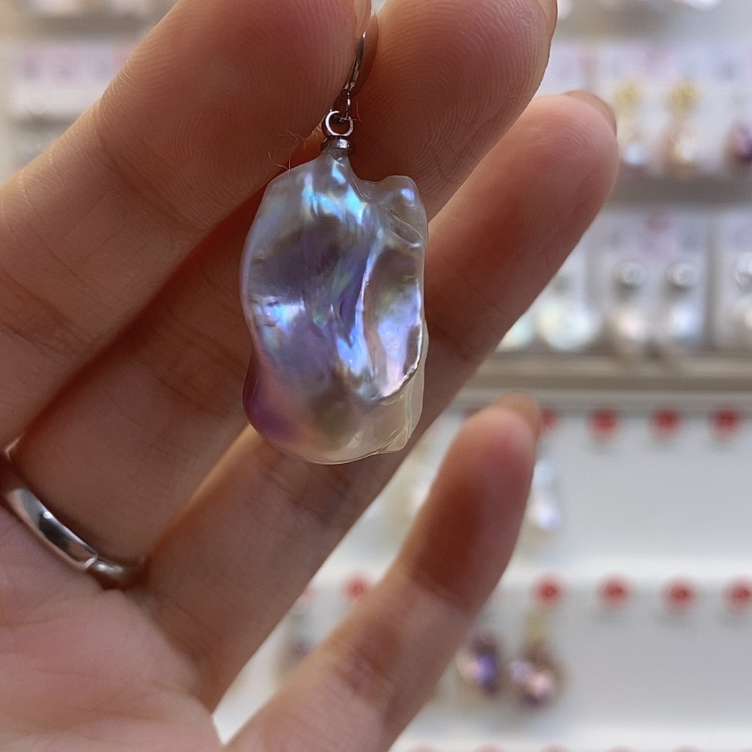 淡水珍珠颈饰银S925镶嵌小*子