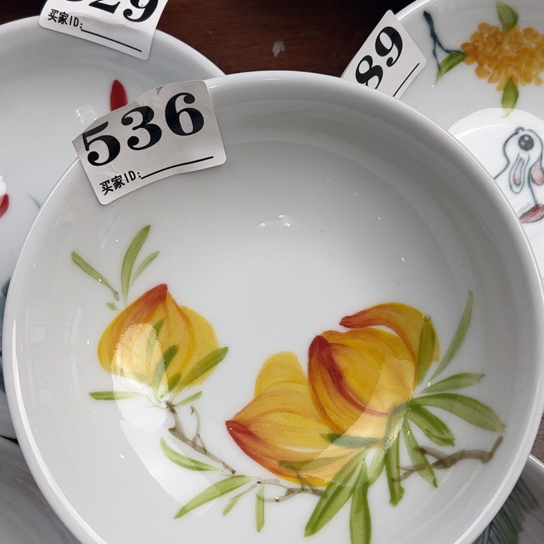 瓷片景德镇陶瓷手工手绘制作