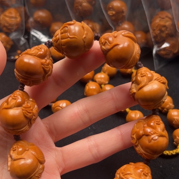 天***涯橄榄核手串21大肚