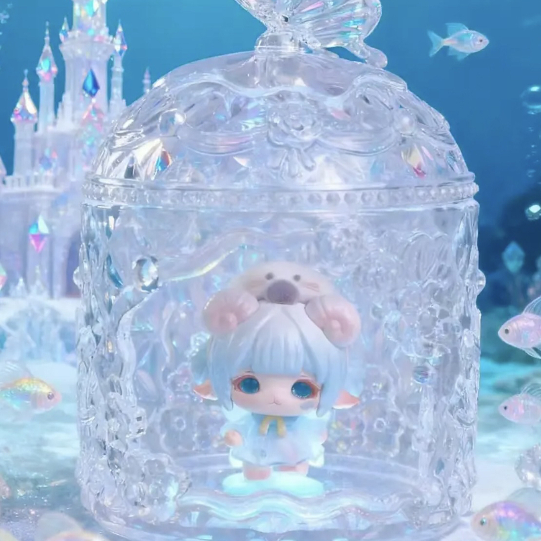 【拆盒】mimia水晶殿童话二代盲盒系列可爱生日礼物桌面摆件