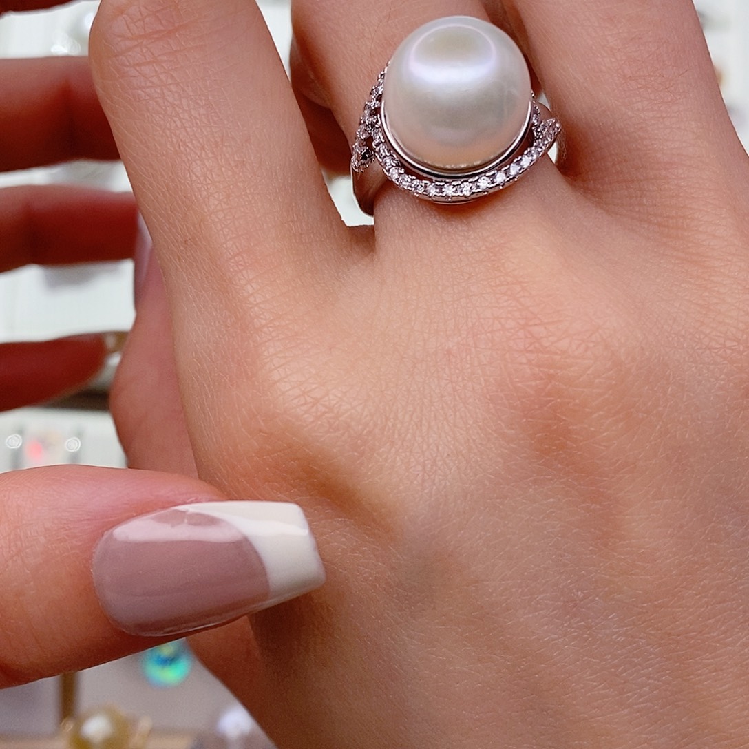 戒指淡水珍珠未镶嵌