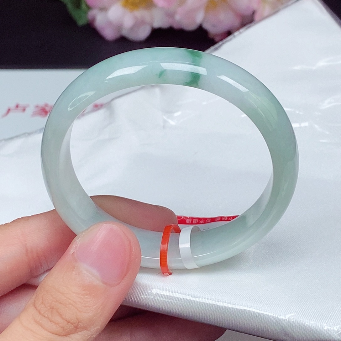 2****翡翠未镶嵌手镯54圈口