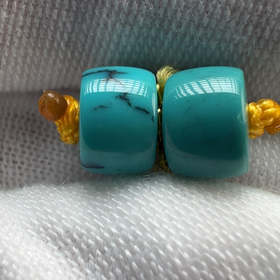 绿松石未镶嵌配饰6.7×4.5