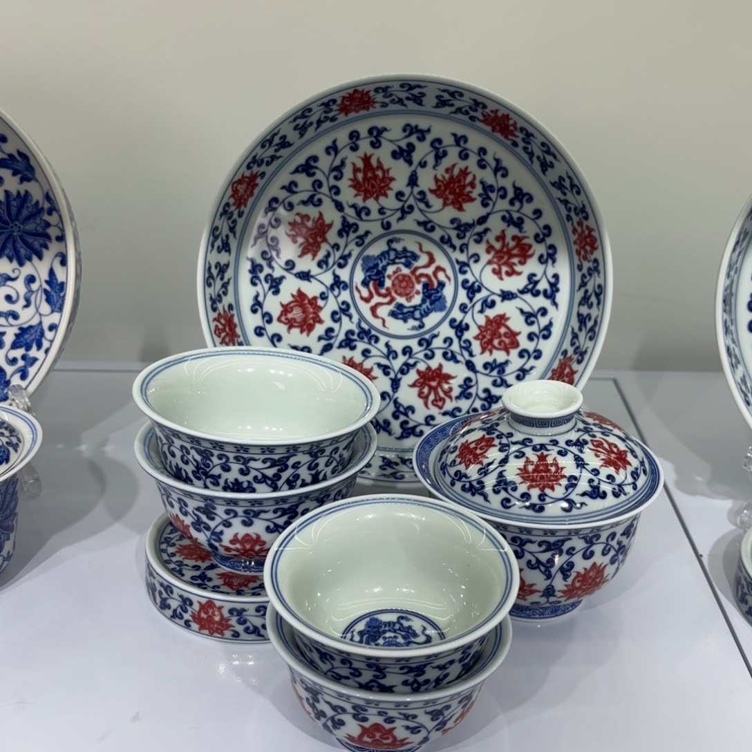 不***帅景德镇陶瓷七件套