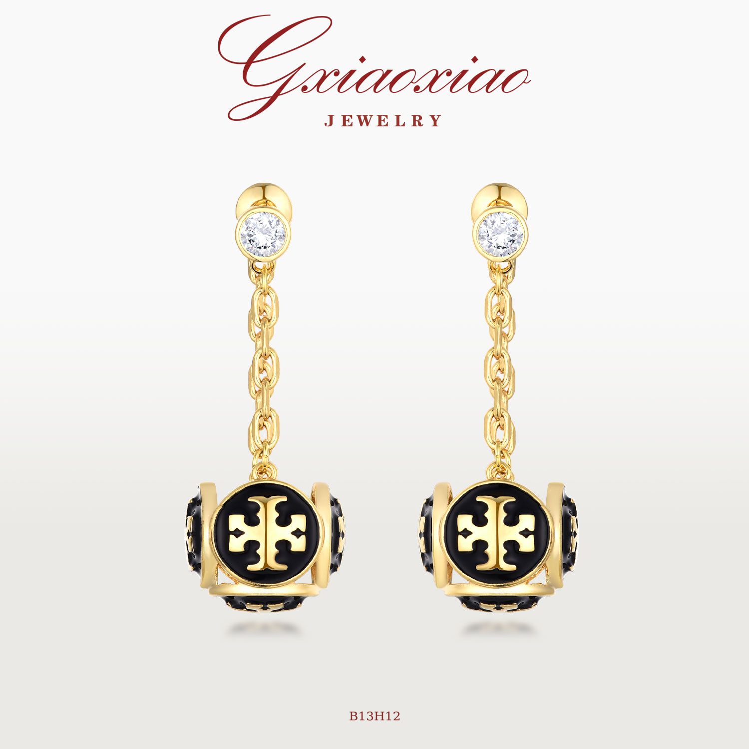 铜合金耳饰 耳环 B13H12