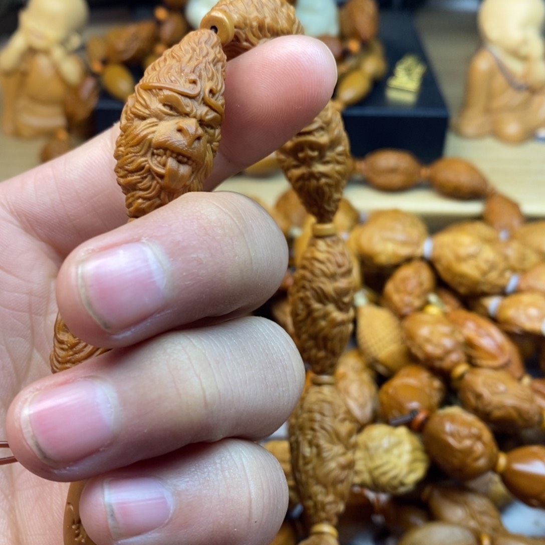 橄榄核手串/手链橄榄核雕刻工艺手串369