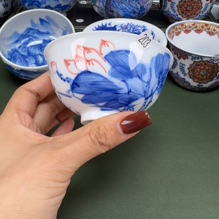 沙沙手工手绘茶具203