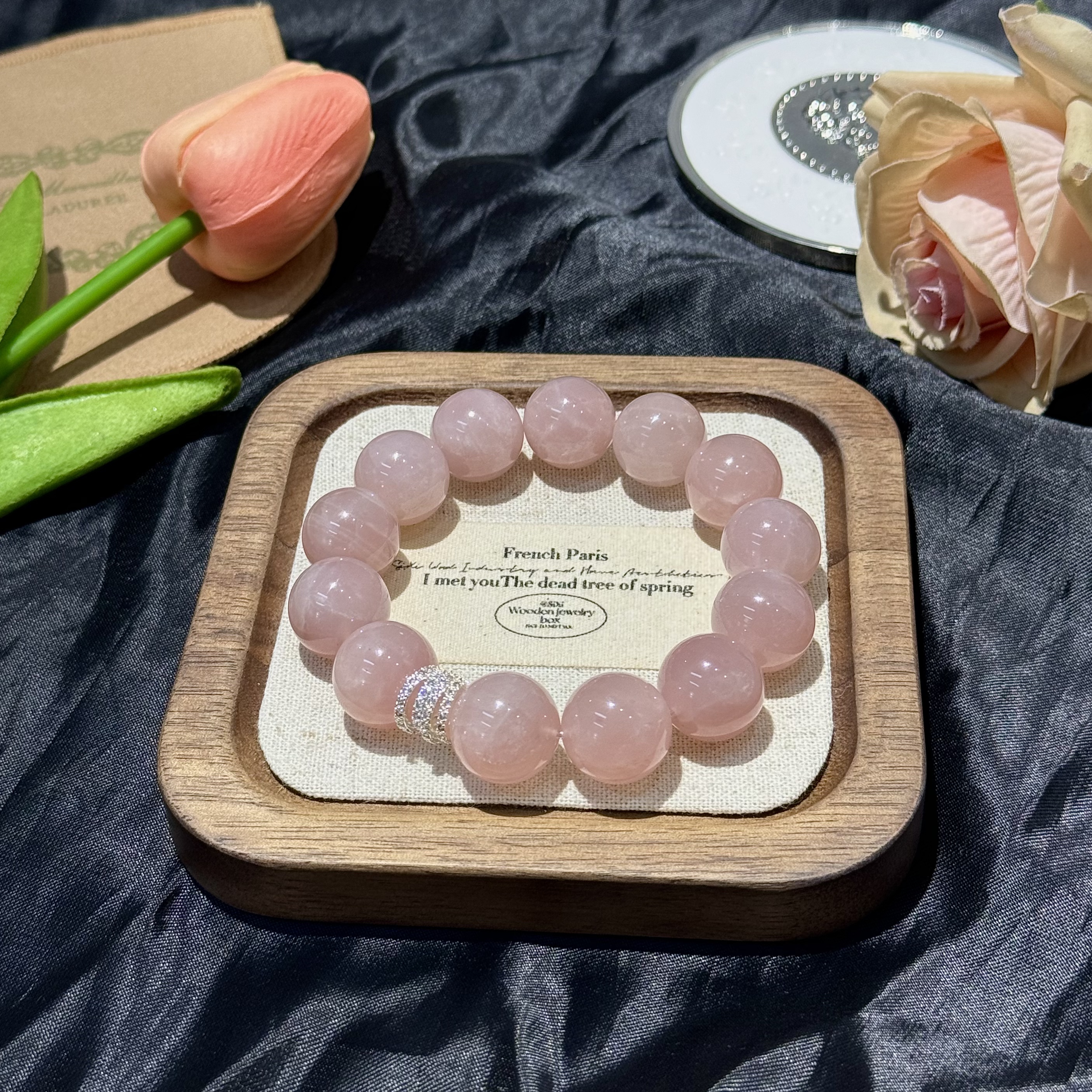 紫马粉水晶手串手链 多样性发其一Z368