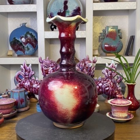 瓷片禹州神后钧瓷原产地~