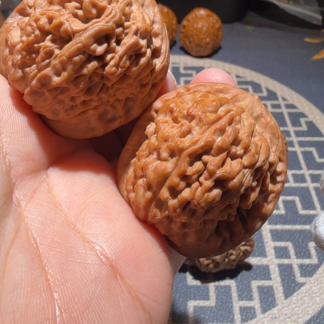 把件文玩核桃莲花