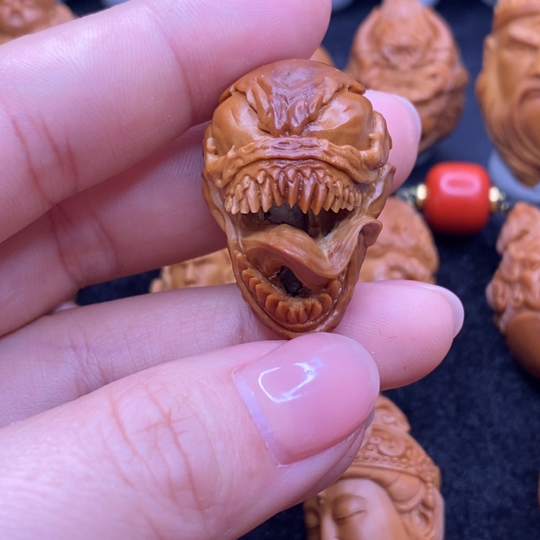 橄榄核手串/手链吐舌毒液 