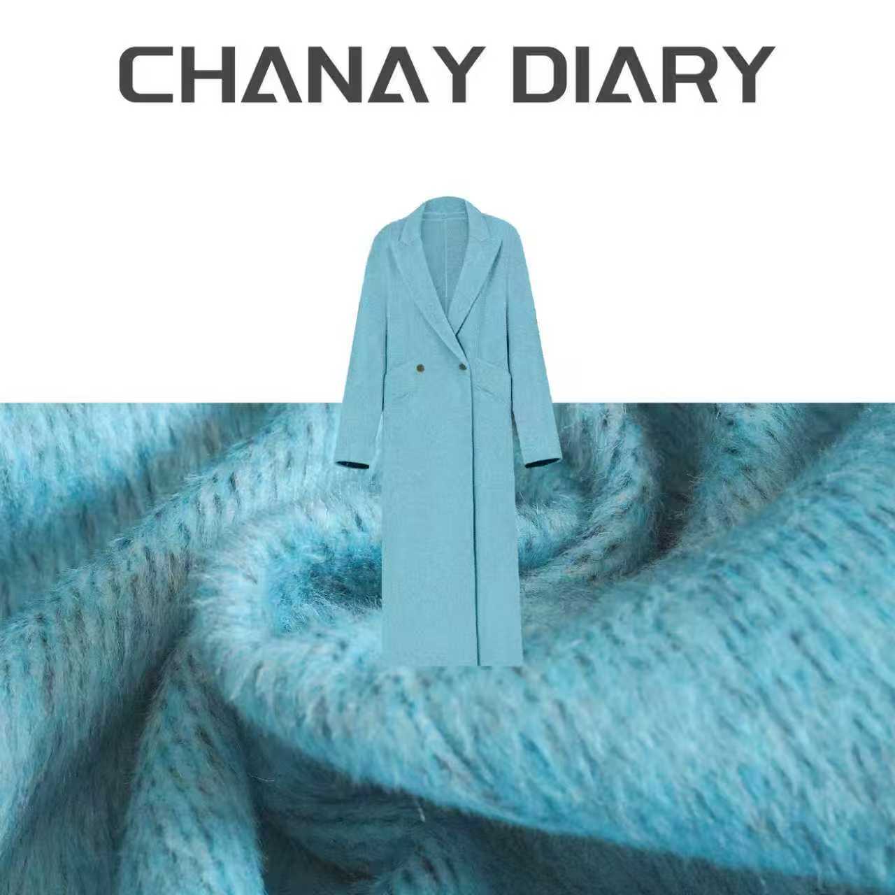 【北海道少女】山羊绒美利奴绵羊毛显瘦慵懒感双面中长款大衣25068