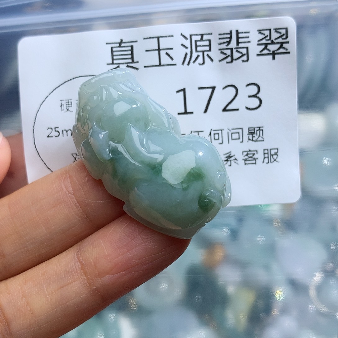 翡翠未镶嵌颈饰1723