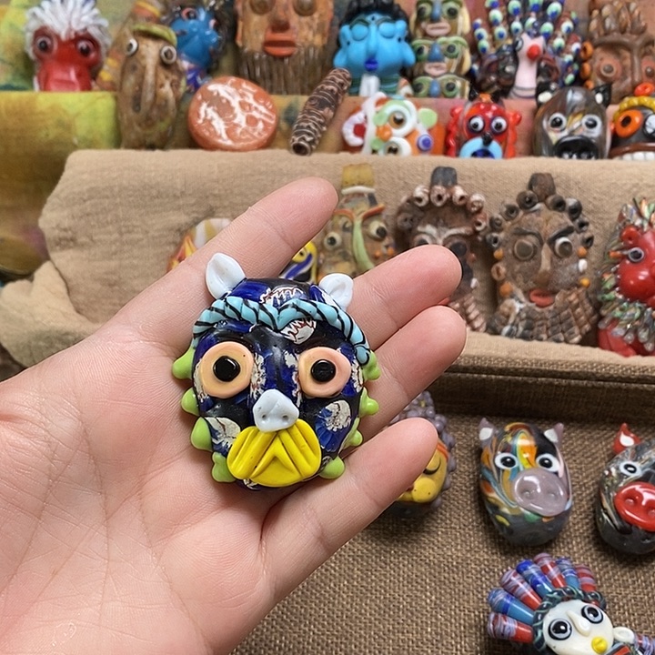 玻璃颈饰福利猫咪007