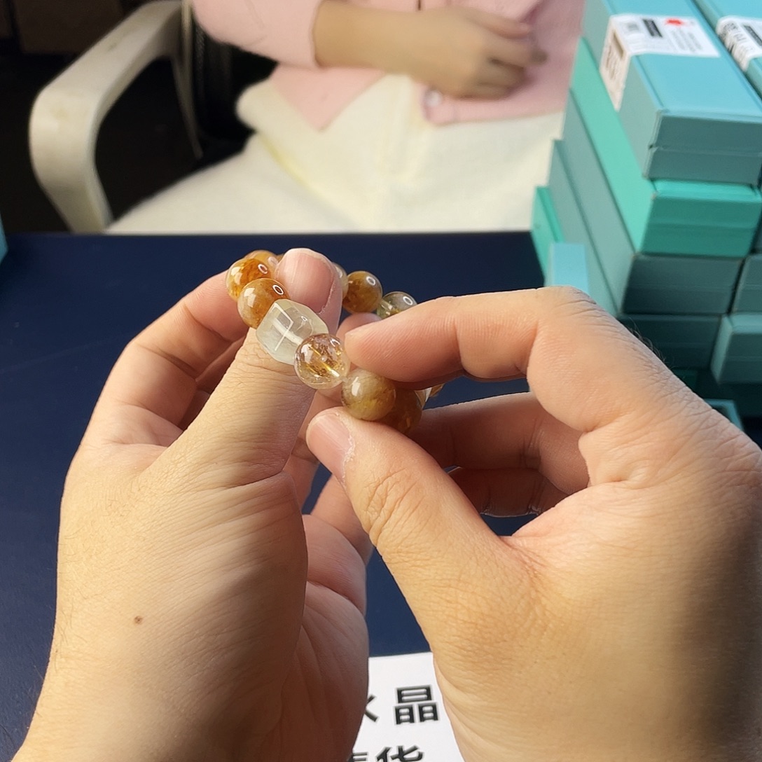 手链水晶银S925镶嵌