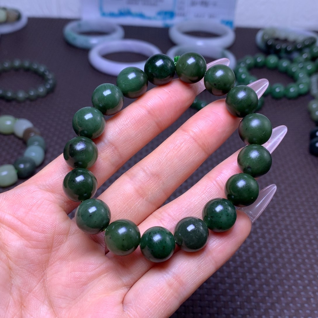 未镶嵌手串和田玉卡12