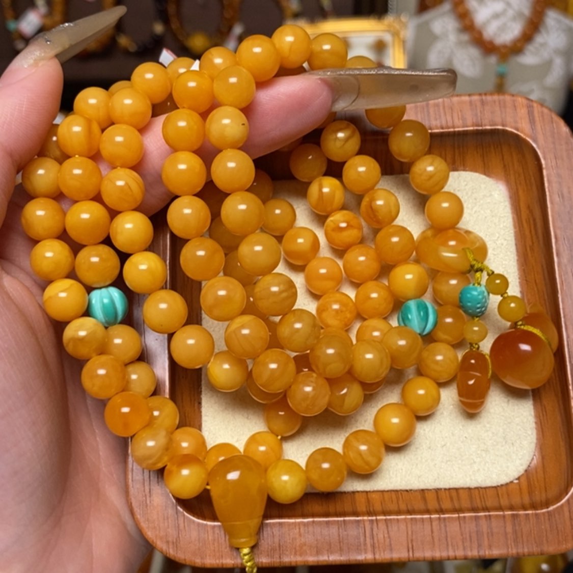 【闪购商品】手链蜜蜡未镶嵌手串