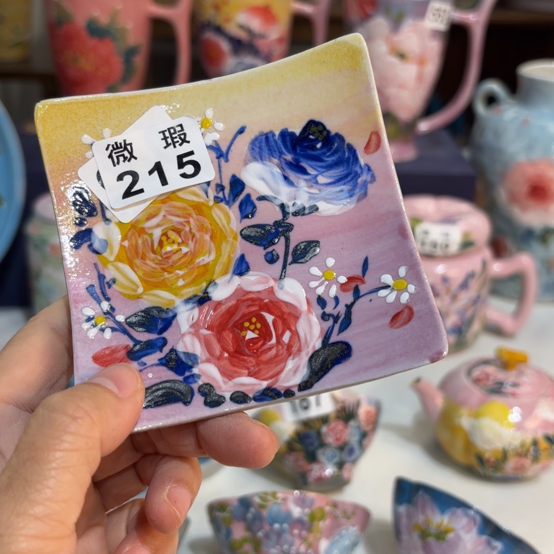 景德镇手绘高温釉下彩陶瓷茶具