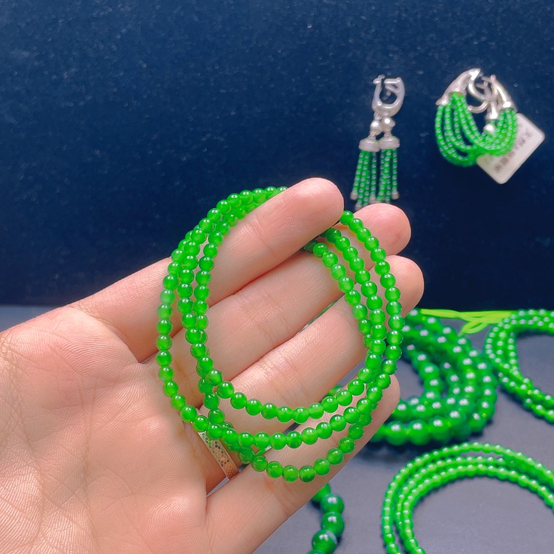 翡翠未镶嵌项链卡4