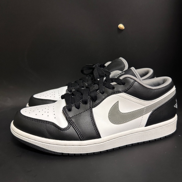 43码/98新/Nike aj1 黑白灰 影子灰 低帮复古篮球鞋