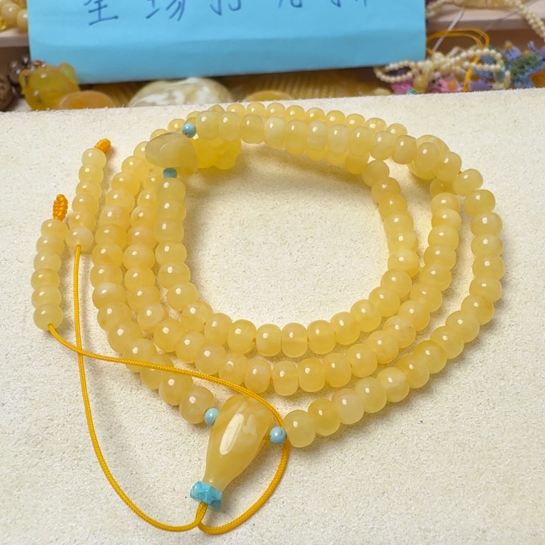 蜜蜡吊坠(赠链)未镶嵌俄料5.6mm