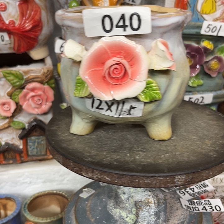 粗陶材质多肉花盆